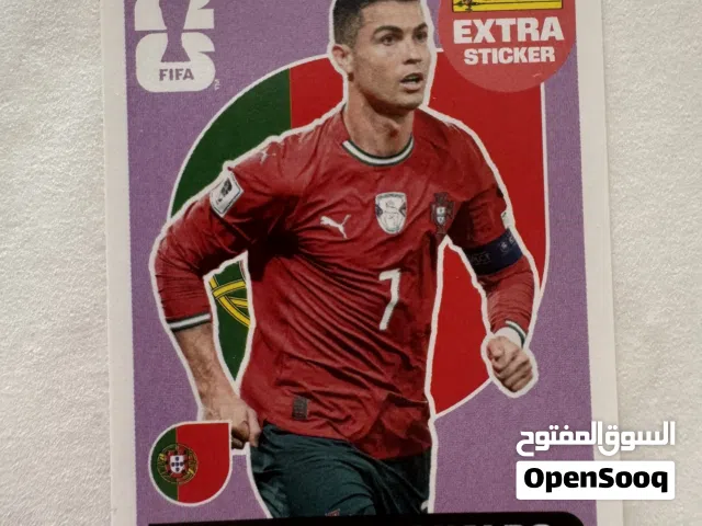 Cristiano Ronaldo panini World Cup 26 sticker (extra sticker rare) قابل للتفاوض