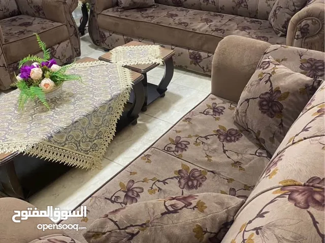 طقم كنب 7 مقاعد مع طولات