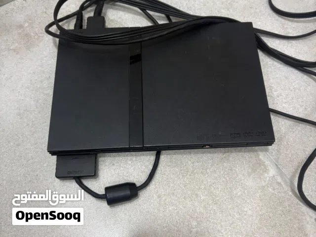 Playstation 2 Slim edition, black colour  بلاي ستيشن 2 سليم، اللون الأسود