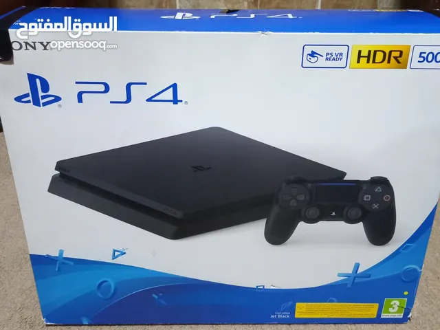 بلايستيشن SONY 4 SLIM 500جيجا جهاز مخزن ونادر في الأردن