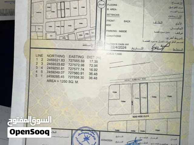 Mixed Use Land for Sale in Al Sharqiya Al Kamil and Al Waafi