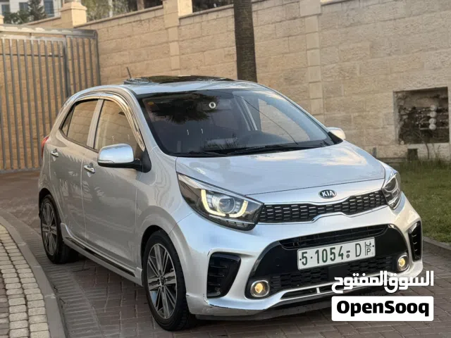 كيا مورنينج 2019 GT-line مع فتحة فحص نخب فل اضافات البيع كااش فقط لدات امامي و خلفي شاشة كبيرة