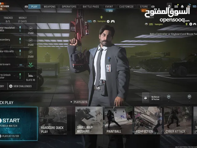 حساب كود مودرن 3 و بلاك اوبس6
