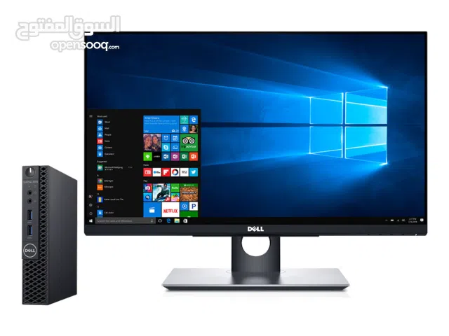ديل تايني 3070 مع شاشة لمس ديل بي 2418 إتش تي