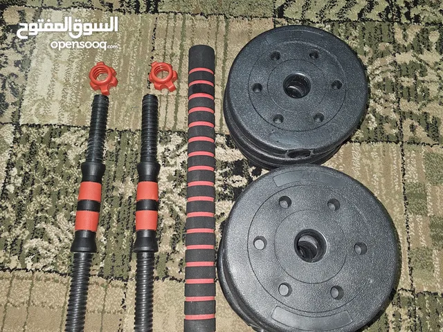 Dumb bells with barbell attachment