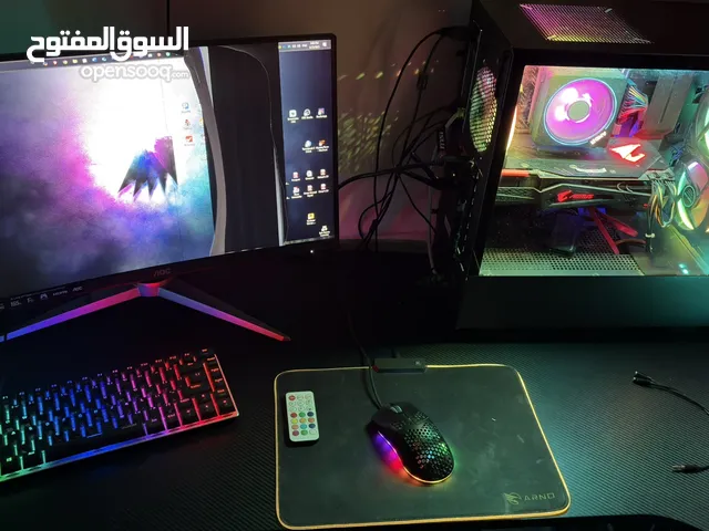 Ryzen 7 + RTX 2080 SUPER Full Gaming PC Setup+ Desk + Chair