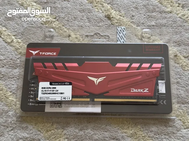 رامات ddr4 8gb شي فخم من شركة T-force