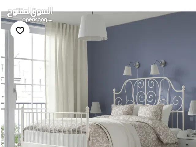 سرير ايكيا معدني مستورد من السعودية جودة أعلى بكتير من الموجود في مصر مقاس 200×160 سم
