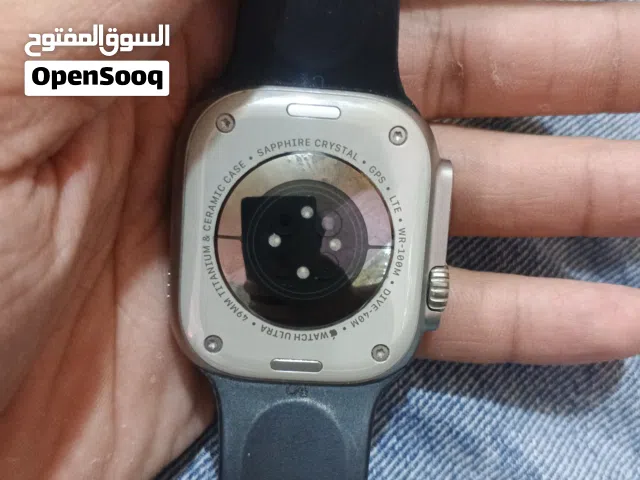ابل واتش الترا 2 فولل مواصفات تيتاتيوم شتريته جديده وشحنته كم مره بطاريه 100/100 كارتون ضايع