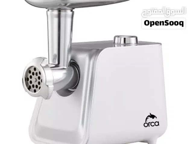 مفرمة لحم أوركا (Orca)، موديل OR-MG-G37، وهي جهاز منزلي مصمم لفرم اللحوم وتحضير السجق والكبة بكفاءة