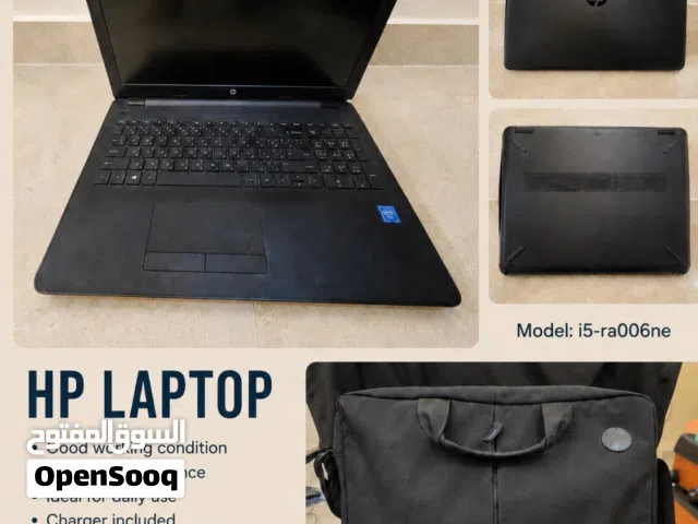 HP 15" Laptop with Original Bag (4GB RAM, 500GB HDD) – Freshly Reset, Basic Use
