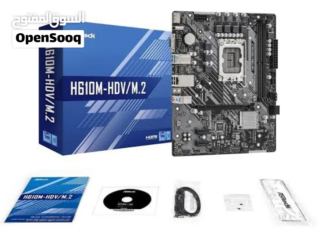 فرصة لتجميعة اقتصادية: مذربورد AsRock H610M-HVS جيل 12/13/14