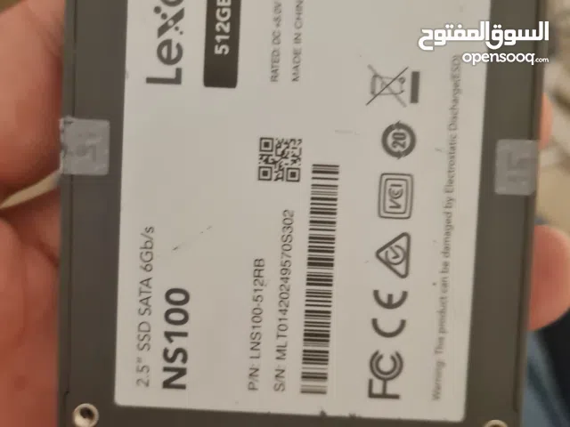 مستعمل نظيف ssd 512g