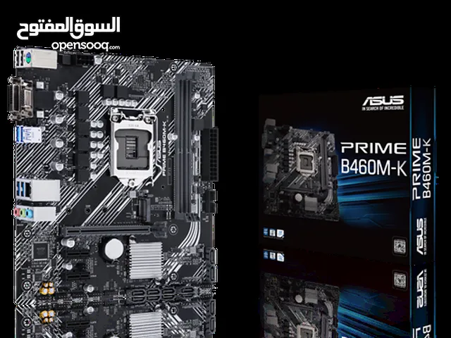 معالج و مذربورد i5-10400 / b460m-Motherboard b460m-k with cpu i5 10th generation نظيفة