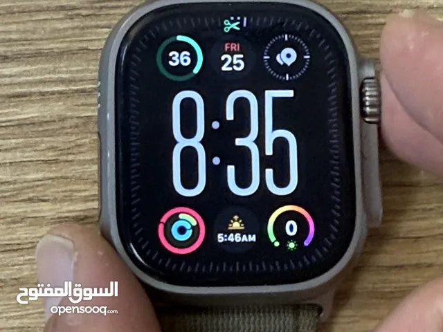 ساعة ذكية ابل جديدة ولا خدش بطارية 100 مع ميزات متطورة ومتانة عالية استعمال اسبوعين