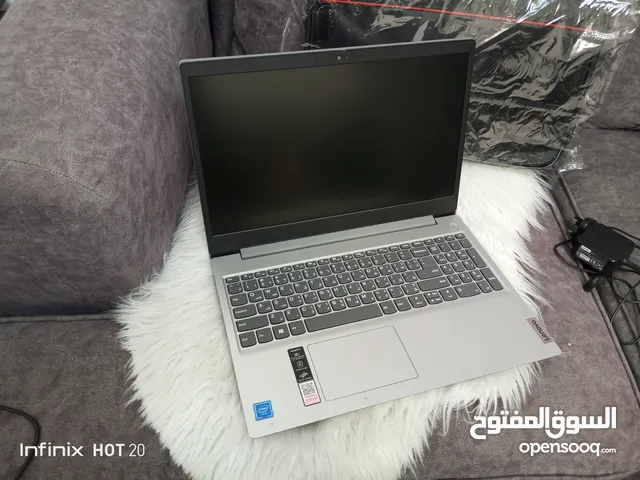 لابتوب لينوفو الجيل الحادي عشر معالج سريلون رامات 4 جيجا هارديسك 256 ssd nvme بحالة ممتازة