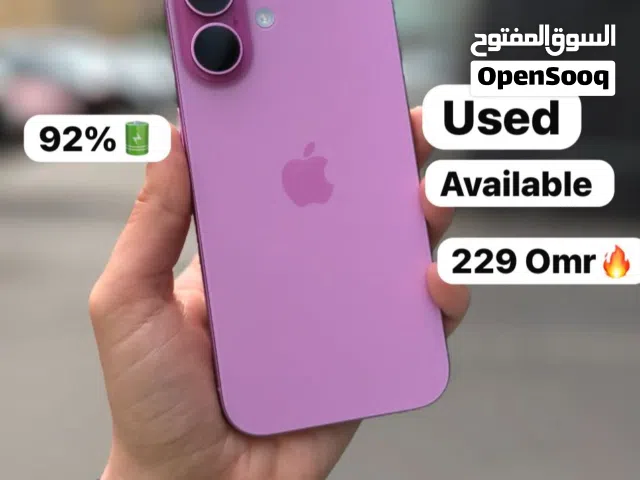 iPhone 16-128Gb pink clear special edition 92% battery clean condition