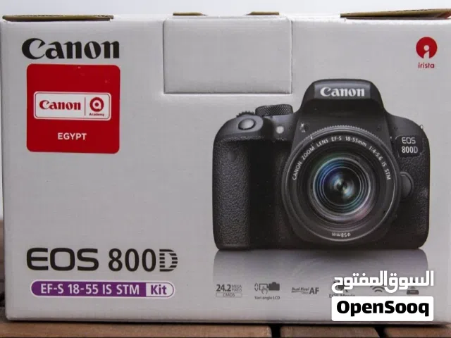 كاميرا كانون EOS 800D مع عدسة كانون250mm