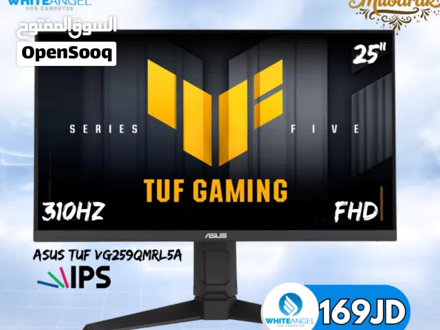 شاشة ASUS TUF VG259QMRL5A قياس 25 إنش FHD IPS 310Hz بسعر 169 دينار