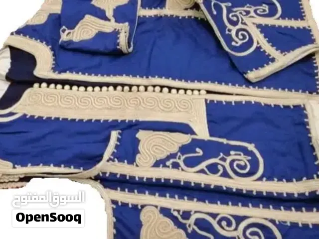 زبون ازرق ملكي 3 قطع نص يد قماش بورنتو