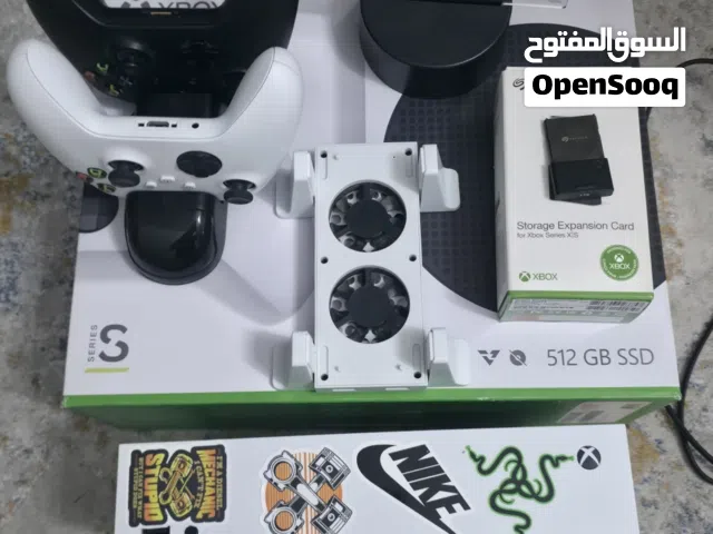 Xbox series s with 1tb storage and 3 controller and 1 dual fan cooler and 2 rechargeable battery