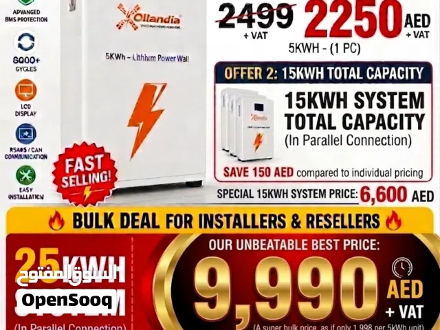 Slash Your Electricity Bills! Premium Lithium Solar Battery Systems (5kWh - 25kWh)