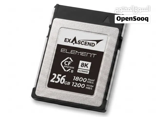 بطاقة الذاكرة Exascend Element CFexpress Type B بسعة 256 جيجابايت