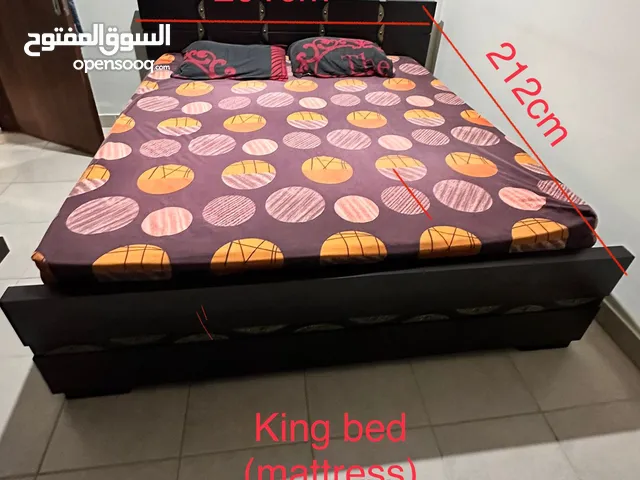 Bedroom set, Sofa set (3+2 seater), Recliner and a kitchen cupboard for sale