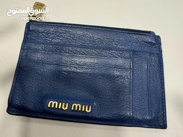 Miumiu leather purse wallet for women