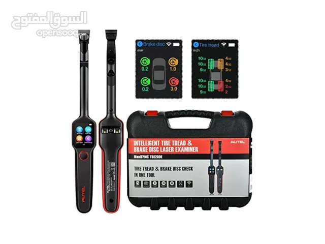 يتوفر لدينا جهاز .. Maxi_TPMS_TBE200 يعمل على تحديد العمر المتبقي من القطع المراد فحصها