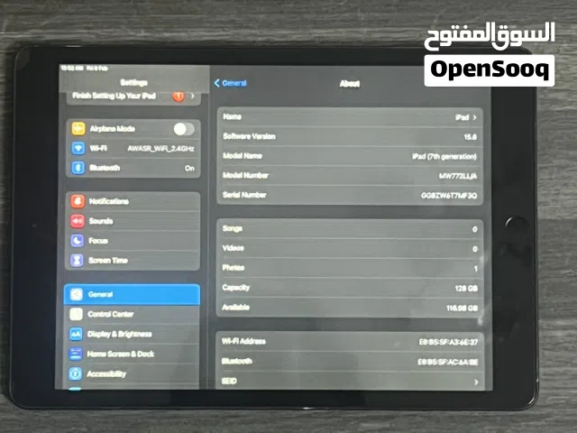 عرض الليلة آيباد7 10.2 انش 128 جيجابايت  قابل للتفاوض!!