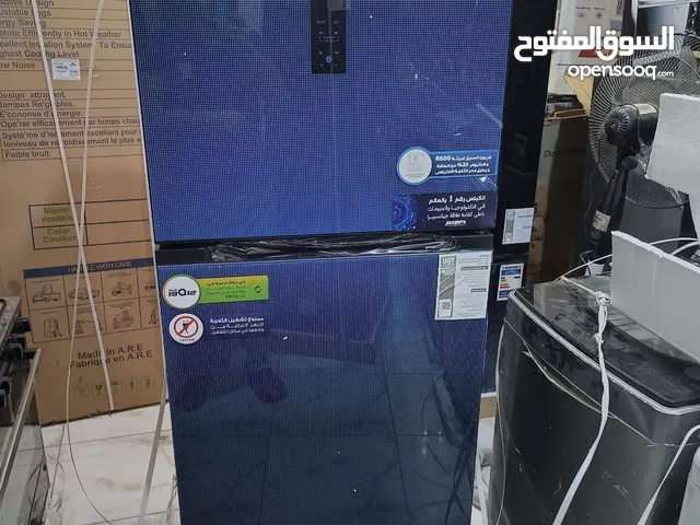 تلاجة يونيون اير نوفروست بخار بلوتوث باب زجاج 420 لتر 14،8 قدم ديجتال فرز تاني زيرو ضمان سنة شركة