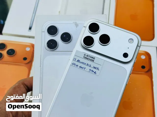 iPhone 17 pro max -512 GB - Box piece- Good & neat phone - warranty 29/1/27