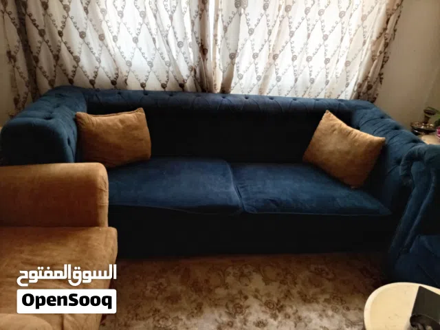 طقم كنب بحالة حيدة 7مقاغد بحاجة صيانة خفيفة