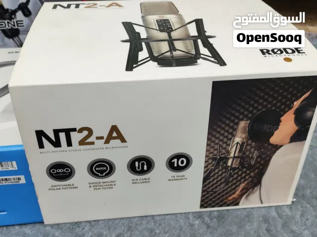 مايك NT2 وكرت صوت وسماعات احترافية