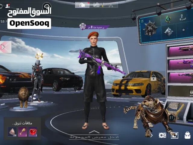 حساب ببجي قديم ونادر في نوادر مثل لبسة السقوط المستحيل وجه لوجه فقط