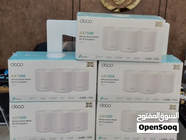 راوتر تي بي لنك ديكو X10 (سيت ثلال قطع)  1500 واي فاي 6 TP-Link Deco X10 AX1500 3-Pack Whole Home Me