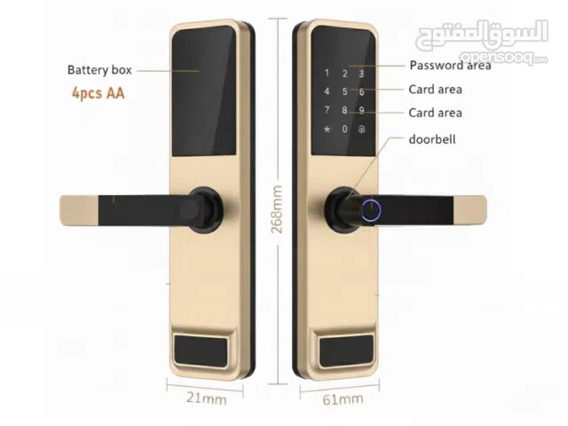 اقفال فنادق مقابض الكترونيه