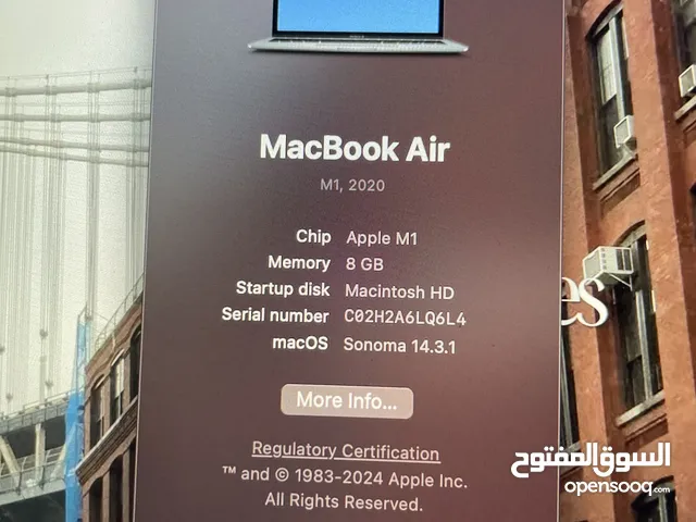 Macbook Air M1 2020