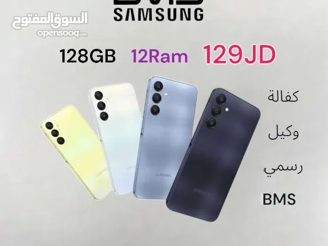 samsung galaxy A25 5G  جلاكسي كفالة 128G /