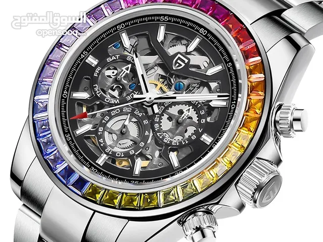 Pagani Watch (Rainbow Bazel Automatic Mechanical Watch) (READ AD) !!!