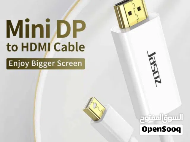 كيبل وتحويلة من نوع Mini DisplayPort إلى HDMI من ماركة Jasoz Jasoz brand Mini DisplayPort to HDMI