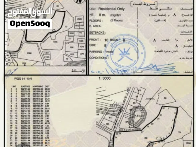 Commercial Land for Sale in Muscat Al Jafnayn