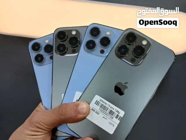 ايفون 13 برو / نسخة 128 جيجا / مدخل خط / وكالة / بطاريات 90 وفوق