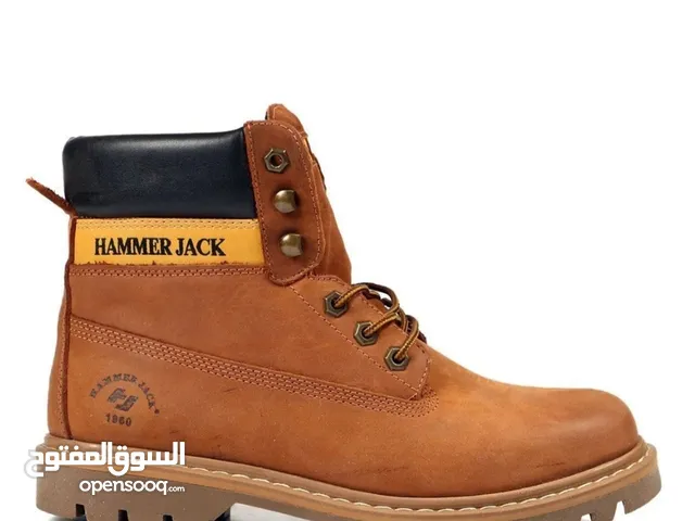 أحذية بطول الكاحل(بوت)من ماركة همر جاك الأمريكية جلد أصلي(تابع الوصف رجاءاً)