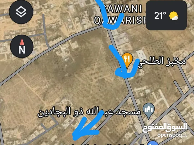 Residential Land for Rent in Benghazi Al-Faqa'at