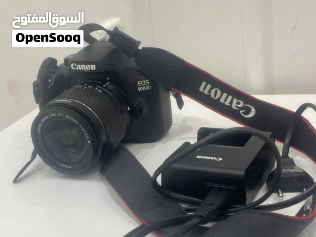 Camera canon EOS 4000D with its charger and battery in a very good. Condition ، بحاله ممتازه للبيع