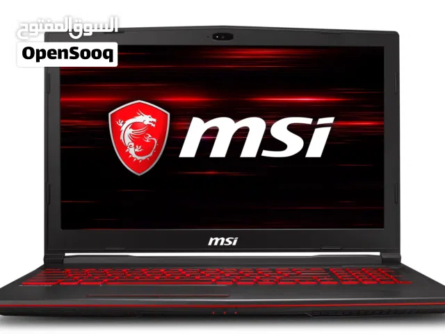 لابتوب MSI Thin GF63 Gaming مستعمل بحاله الوكاله