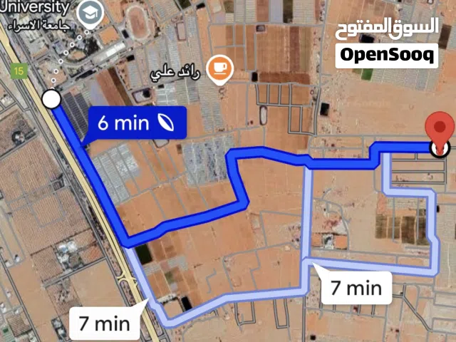 Residential Land for Sale in Amman Airport Road - Manaseer Gs