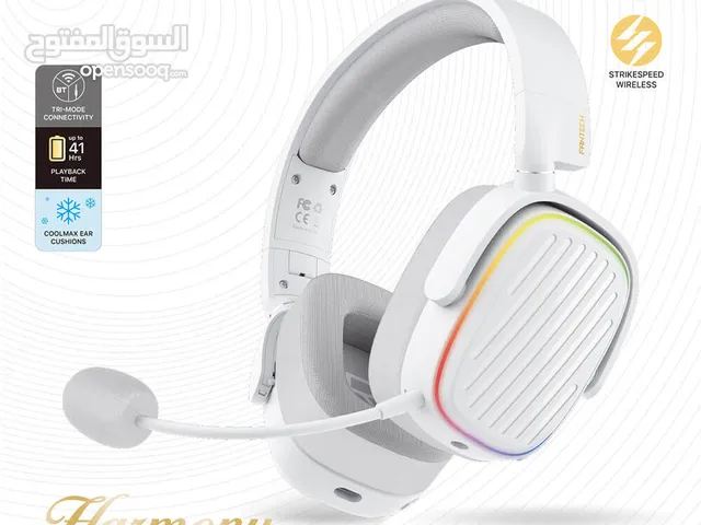 FANTECH HARMONY WHG02 WIRELESS & BLUETOOTH HEADPHONE – TRI MODE CONNECTION – WHITE